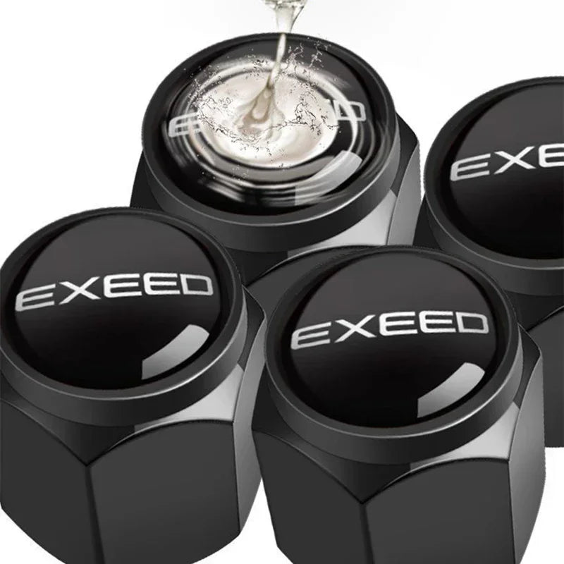 Tire Valve Caps for Chery EXEED TXL/LX/VX – 4pcs Metal Set