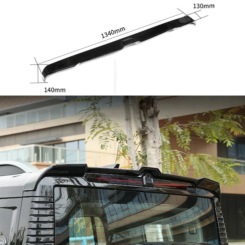 Chery Jetour Traveller T2 2023-2024 Glossy Black ABS Tail Wing Spoiler
